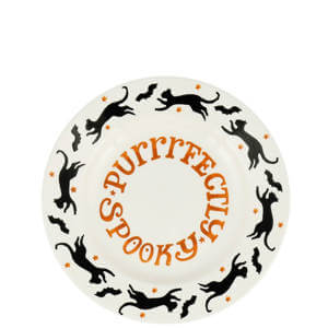 Emma Bridgewater The Wise Witches Black Cats 8.5 Inch Plate 